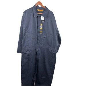 NWT BERNE 4XL Short Coveralls Navy C210NV  60”-62” Chest Workwear Long Sleeve